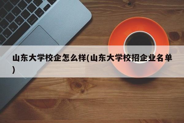 山东大学校企怎么样(山东大学校招企业名单)